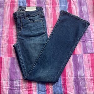 American Eagle Outfitters low rise kick boot Women's Blue Jeans size 4 new